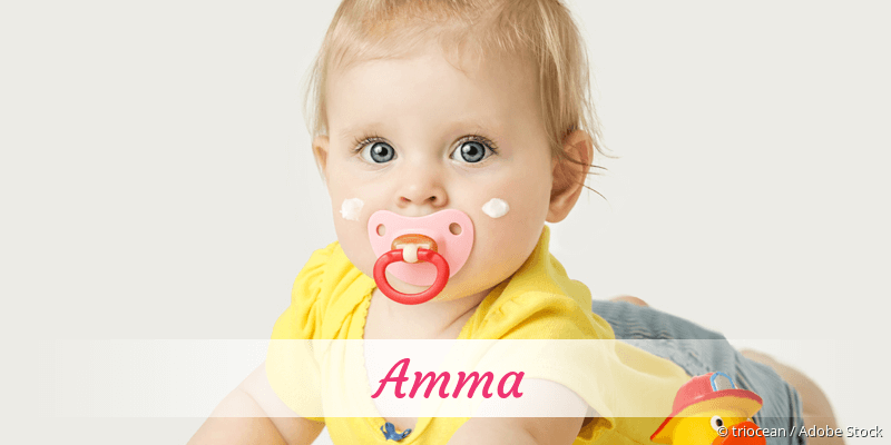 Baby mit Namen Amma