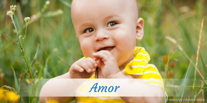 Baby mit Namen Amor