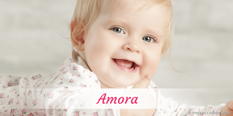 Baby mit Namen Amora