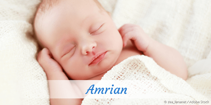 Baby mit Namen Amrian