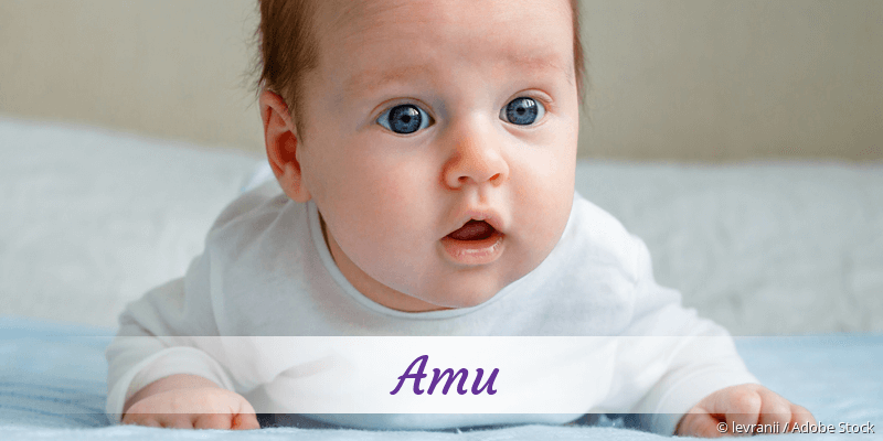 Baby mit Namen Amu