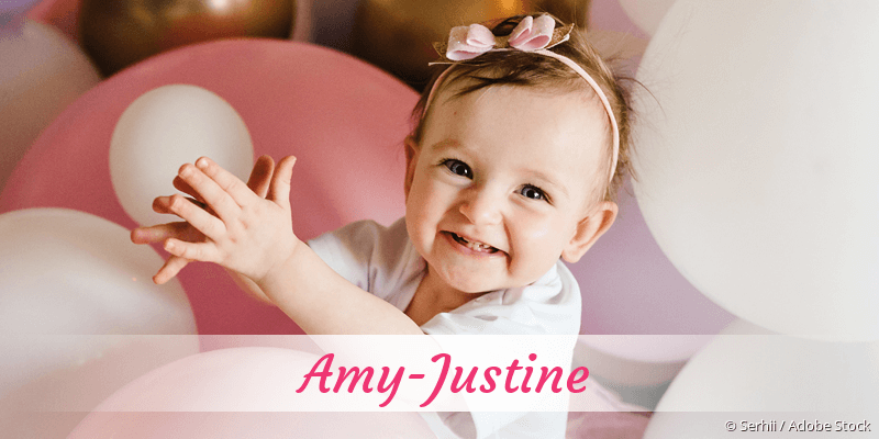 Baby mit Namen Amy-Justine