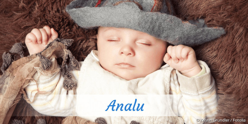 Baby mit Namen Analu