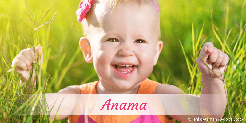 Baby mit Namen Anama
