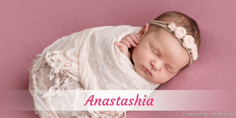 Baby mit Namen Anastashia