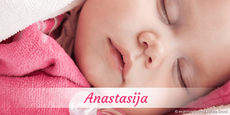 Baby mit Namen Anastasija