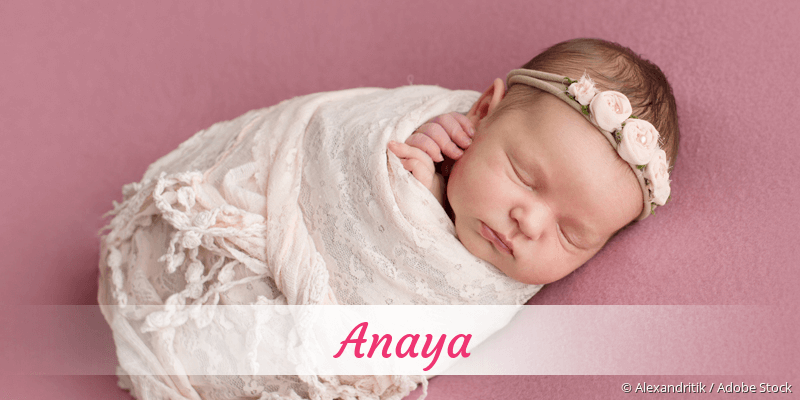 Baby mit Namen Anaya