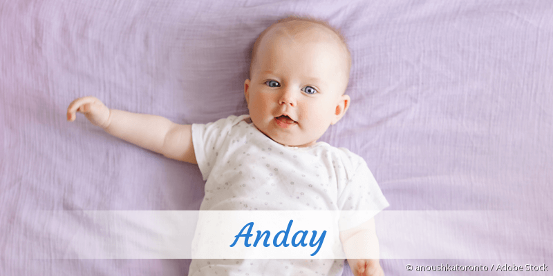 Baby mit Namen Anday