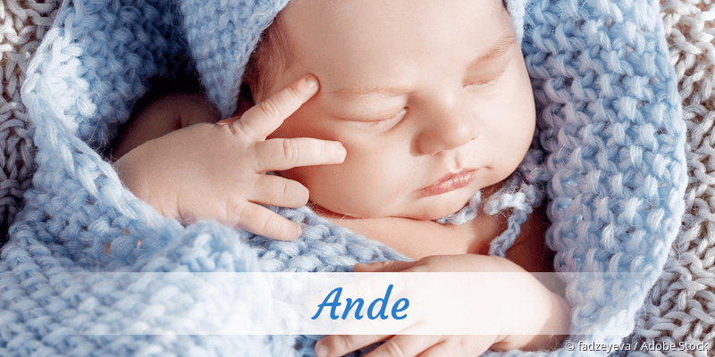 Baby mit Namen Ande