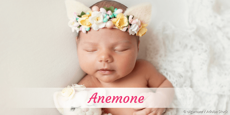 Baby mit Namen Anemone