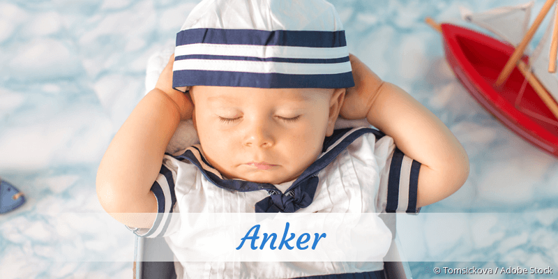 Baby mit Namen Anker