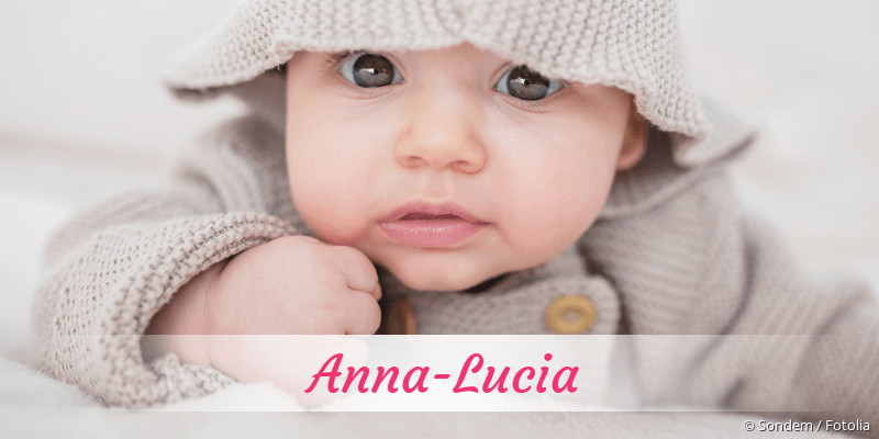 Baby mit Namen Anna-Lucia