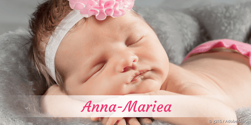 Baby mit Namen Anna-Mariea