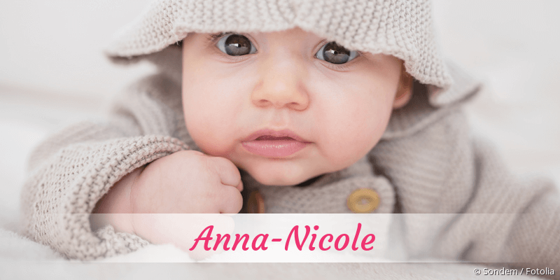 Baby mit Namen Anna-Nicole