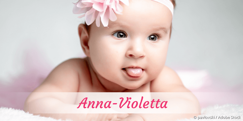 Baby mit Namen Anna-Violetta