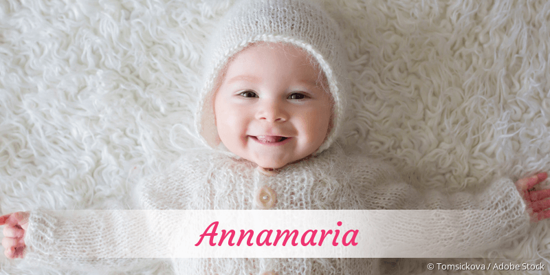 Baby mit Namen Annamaria
