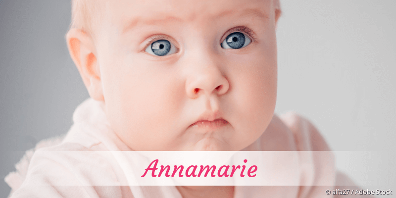 Baby mit Namen Annamarie