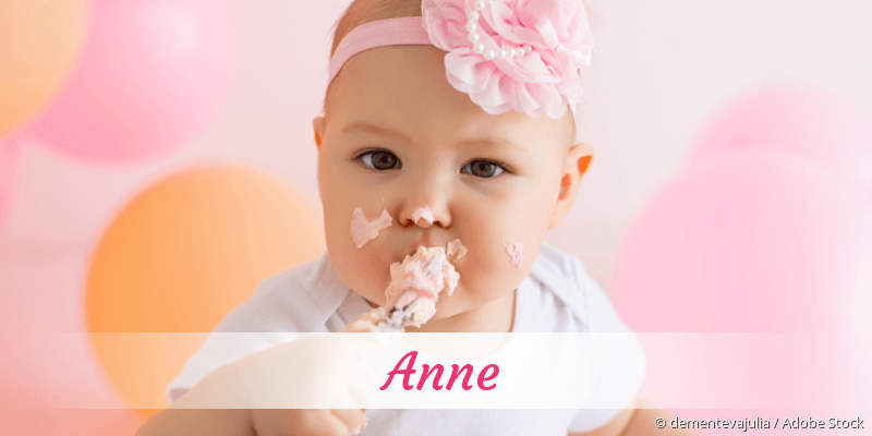 Baby mit Namen Anne