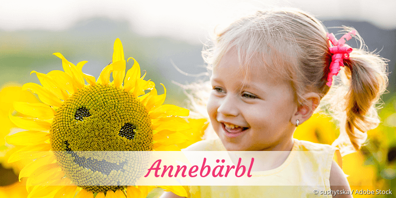 Baby mit Namen Annebärbl