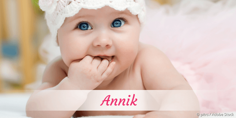 Baby mit Namen Annik