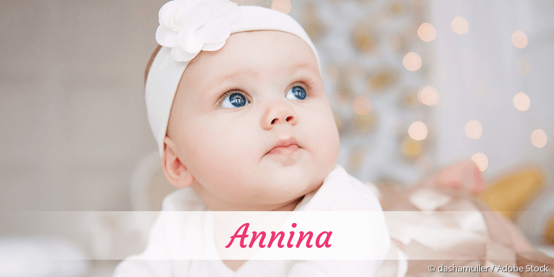 Baby mit Namen Annina