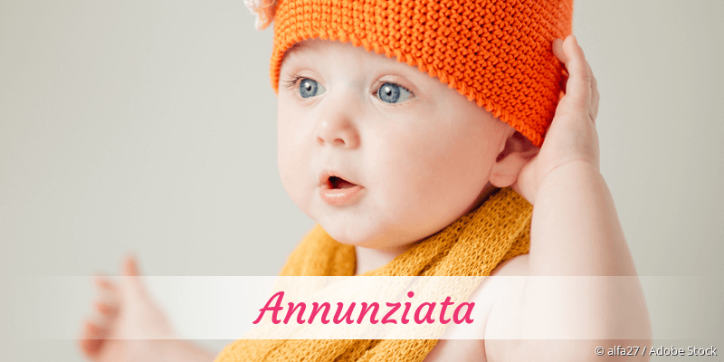 Baby mit Namen Annunziata