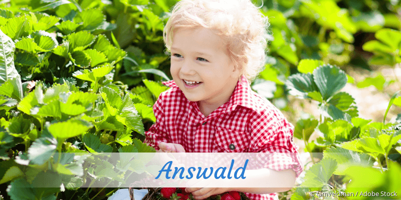 Baby mit Namen Answald