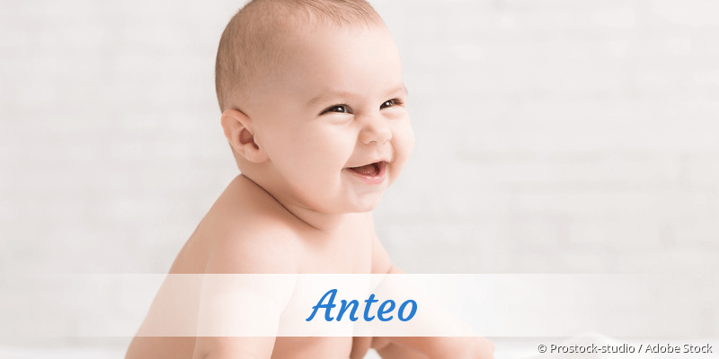 Baby mit Namen Anteo