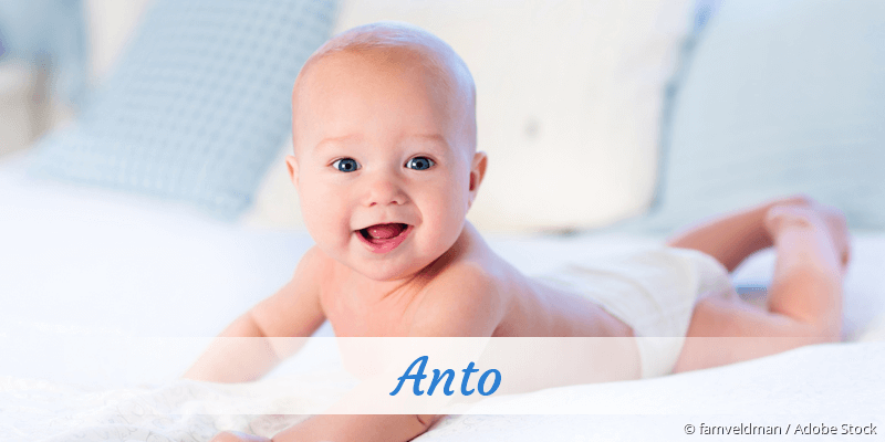 Baby mit Namen Anto