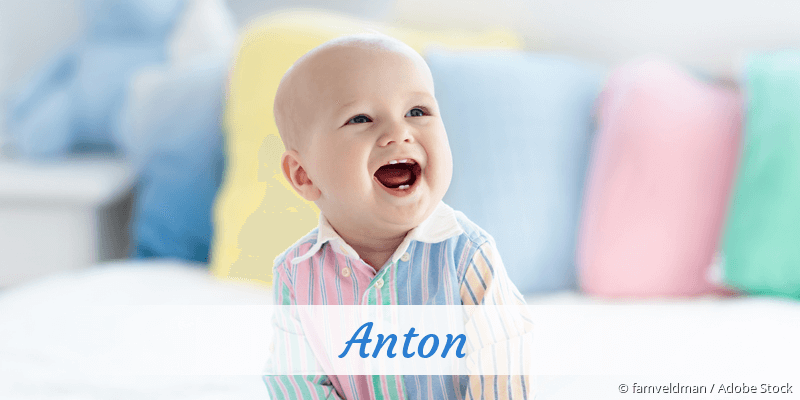 Baby mit Namen Anton