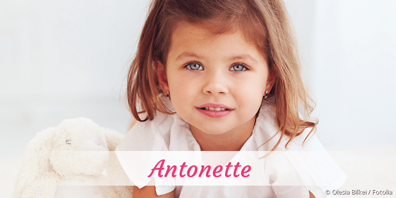 Name Antonette als Bild