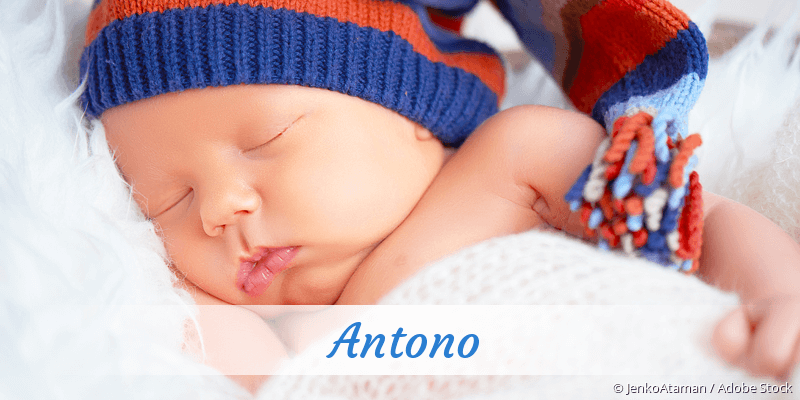 Baby mit Namen Antono