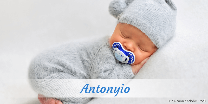 Baby mit Namen Antonyio