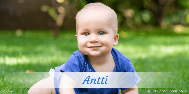 Baby mit Namen Antti