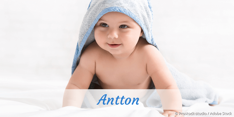 Baby mit Namen Antton