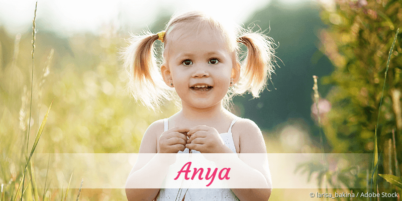 Baby mit Namen Anya