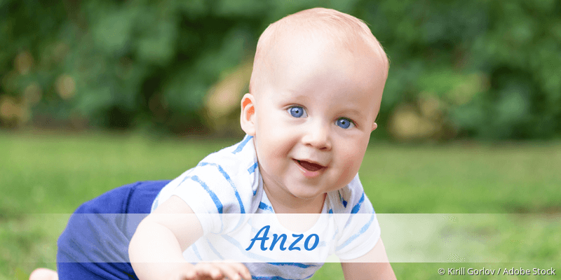 Baby mit Namen Anzo