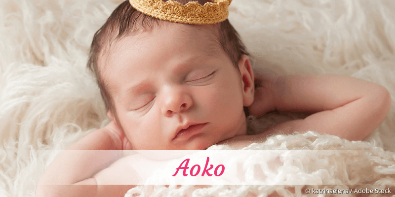 Baby mit Namen Aoko