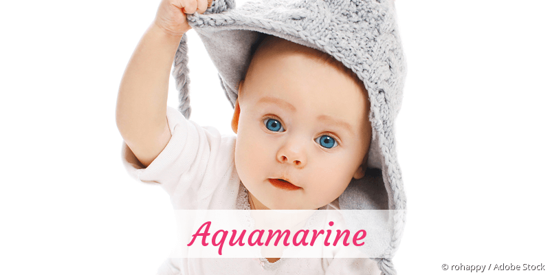 Baby mit Namen Aquamarine