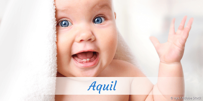 Baby mit Namen Aquil