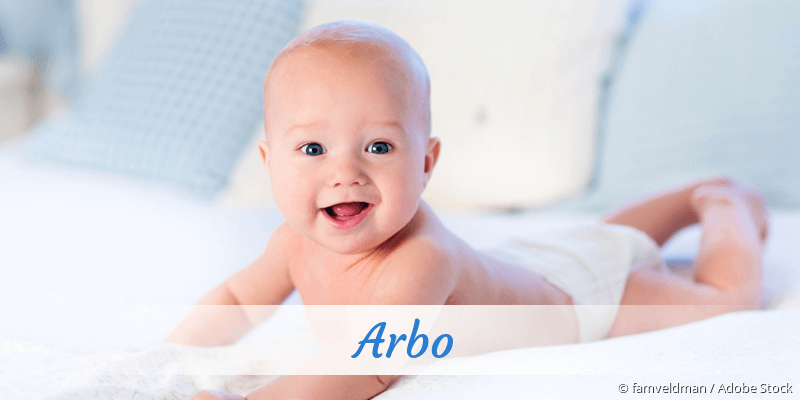 Baby mit Namen Arbo