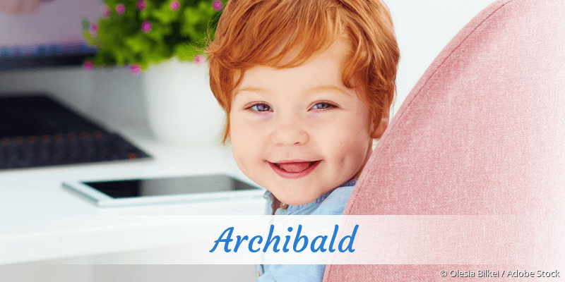 Baby mit Namen Archibald