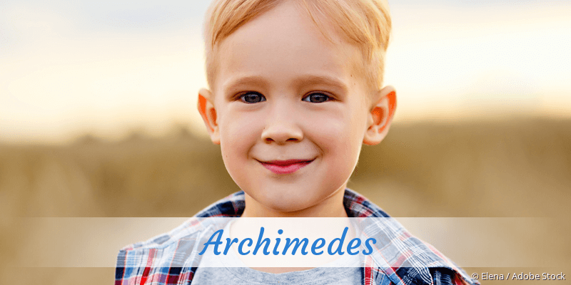 Baby mit Namen Archimedes