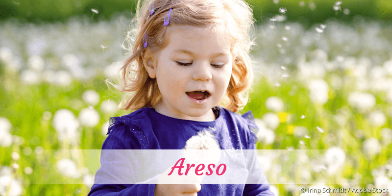 Baby mit Namen Areso
