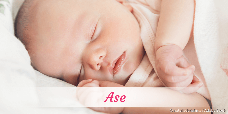 Baby mit Namen Ase