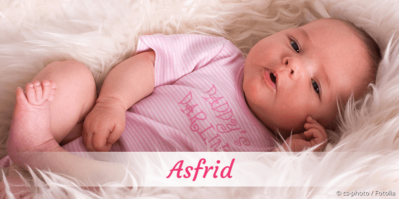 Baby mit Namen Asfrid