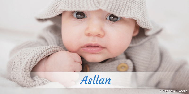 Baby mit Namen Asllan