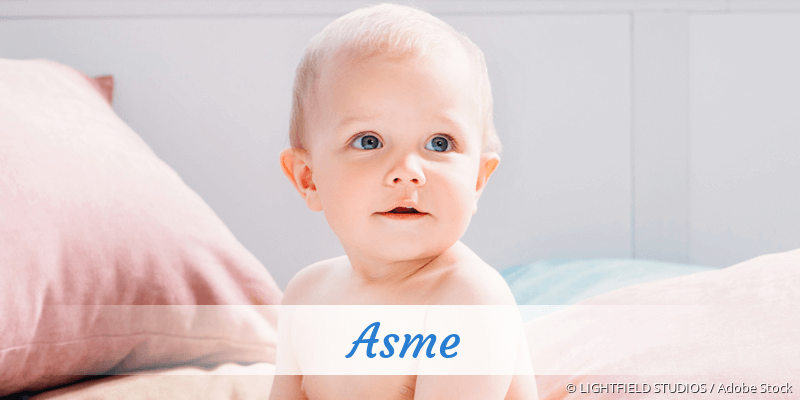 Baby mit Namen Asme