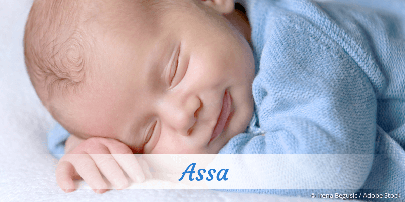 Baby mit Namen Assa