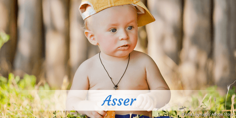 Baby mit Namen Asser